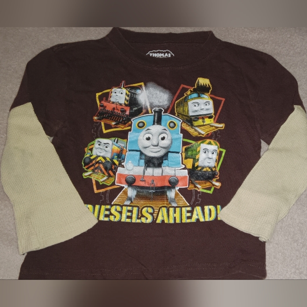 Thomas & Friends Brown and Cream Kids Shirt